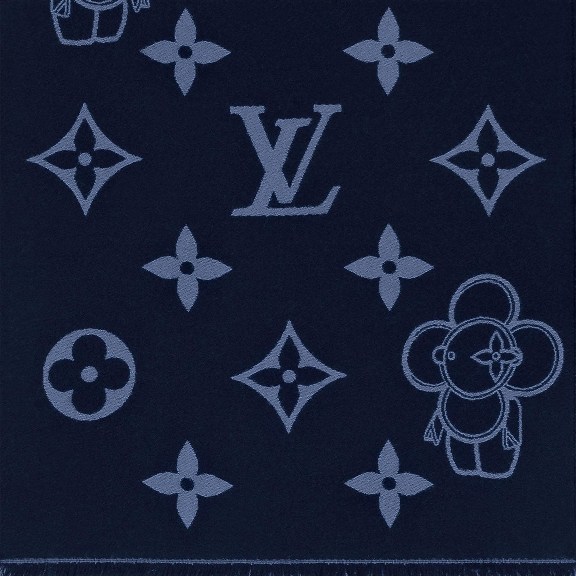 Monogram Vivienne Scarf S00 - Men - Accessories | LOUIS VUITTON ®